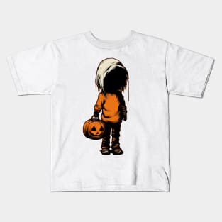 Eerie Halloween Kid Kids T-Shirt